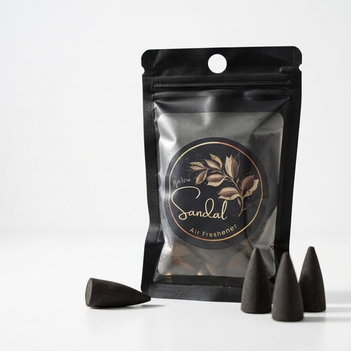 A black resealable pouch labeled &