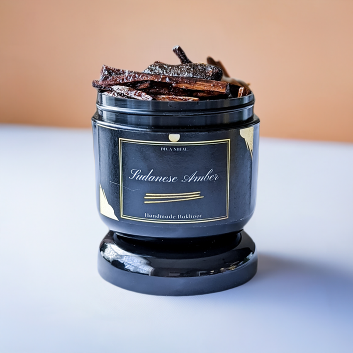 A black container of &