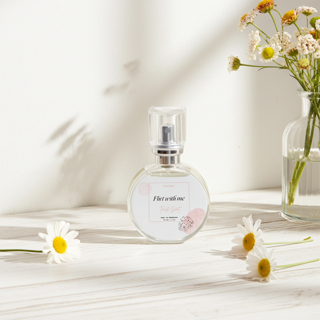 Perfume bottle labeled &