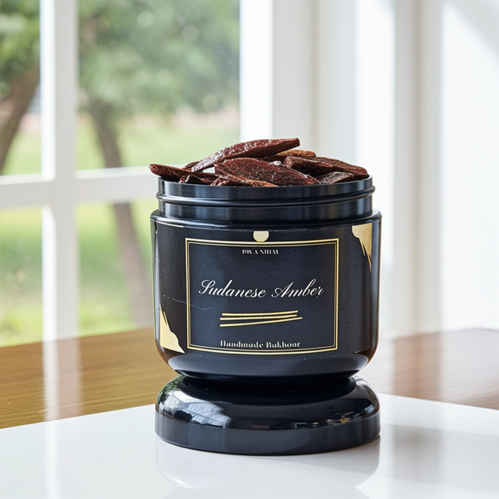 Black container with &
